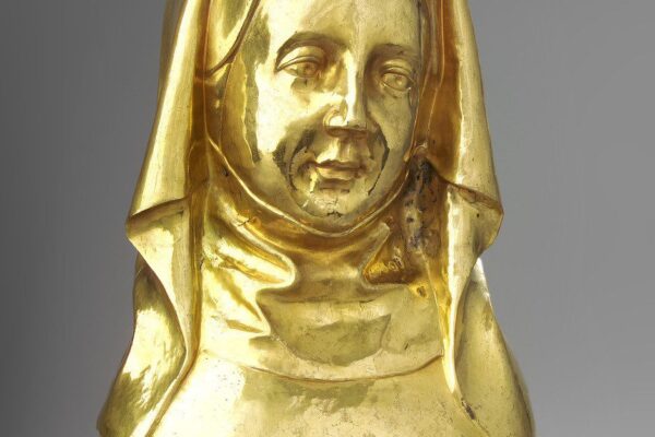 Statue der heiligen St.Ida in Gold