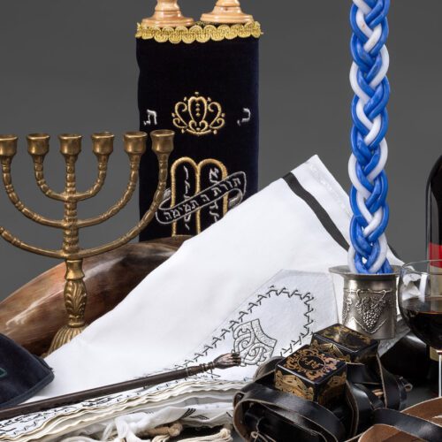 Einige rituelle jüdische Gegenstände