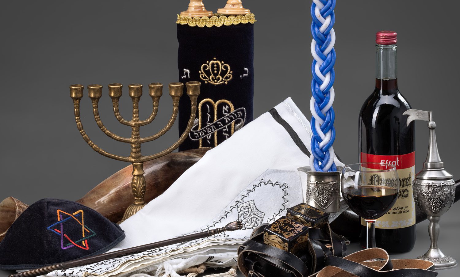 Einige rituelle jüdische Gegenstände